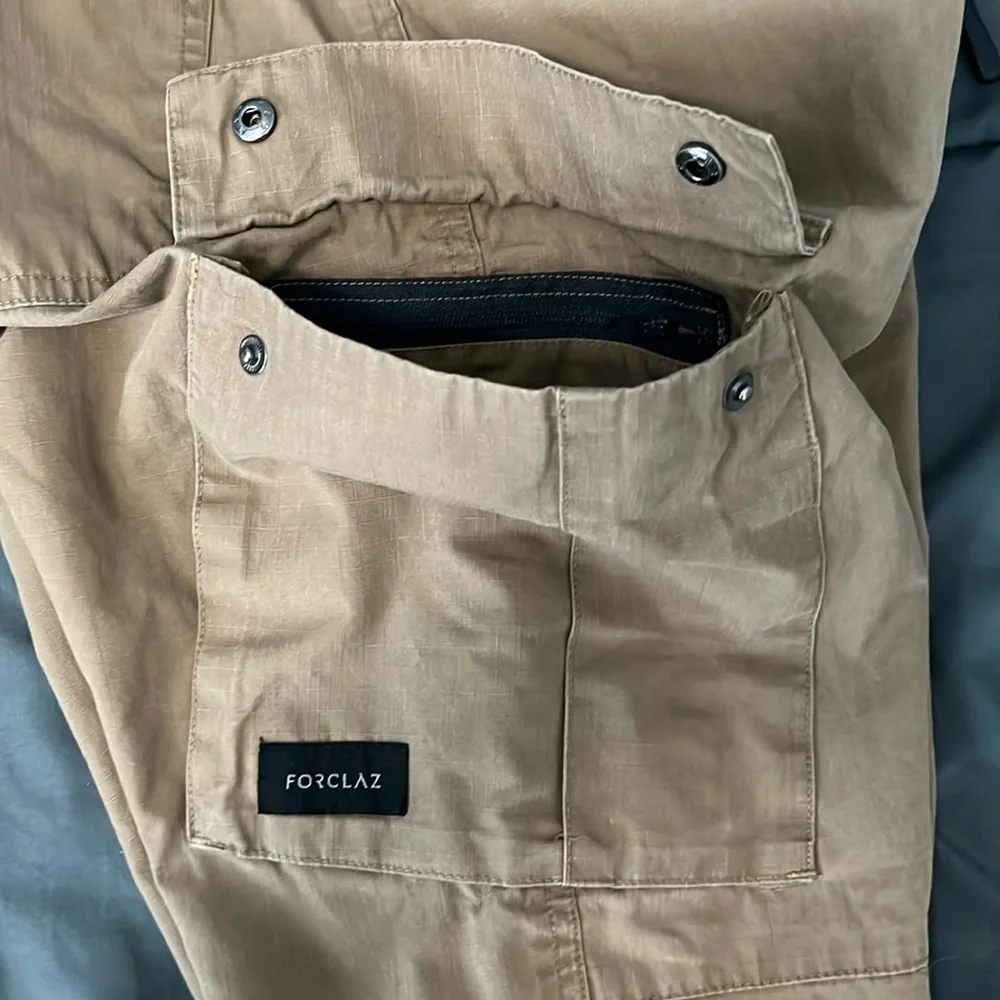 Forclaz Khaki Cargo Pants *estimated size 29 - Picture 5 of 9